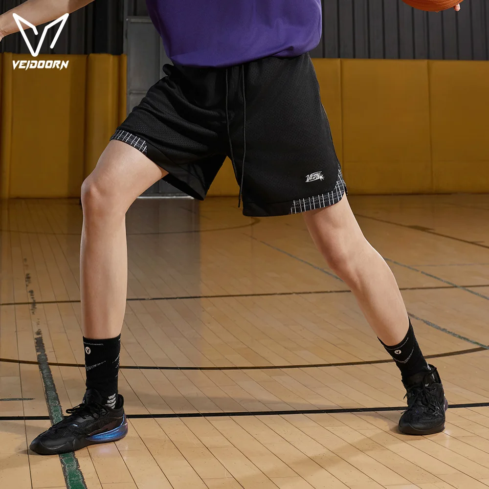 Men‘s Mesh Basketball Shorts Breathable Quick Dry, American Style Loose Fit Training Running Shorts with Pockets Summer New