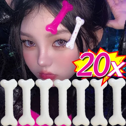 Horquilla de hueso de perro Y2K para mujer, tocado Punk de moda, pinzas para el cabello con flequillo lateral, horquillas divertidas, pasadores encantadores, accesorios de herramientas de estilismo