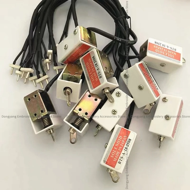 1PCS Bts-a-18 2508 High Quality Buckle Wire Electromagnet Large Plug Buckle Solenoid Computer Embroidery Machine Accessories