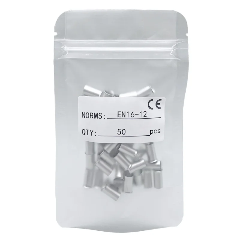 Nicht isoliertes Kabelendklemmen-Set aus reinem Kupfer EN0508 EN1008 EN4009 Nackte Aderendhülsen Crimpklemmen Drahtverbinder – Detail 7
