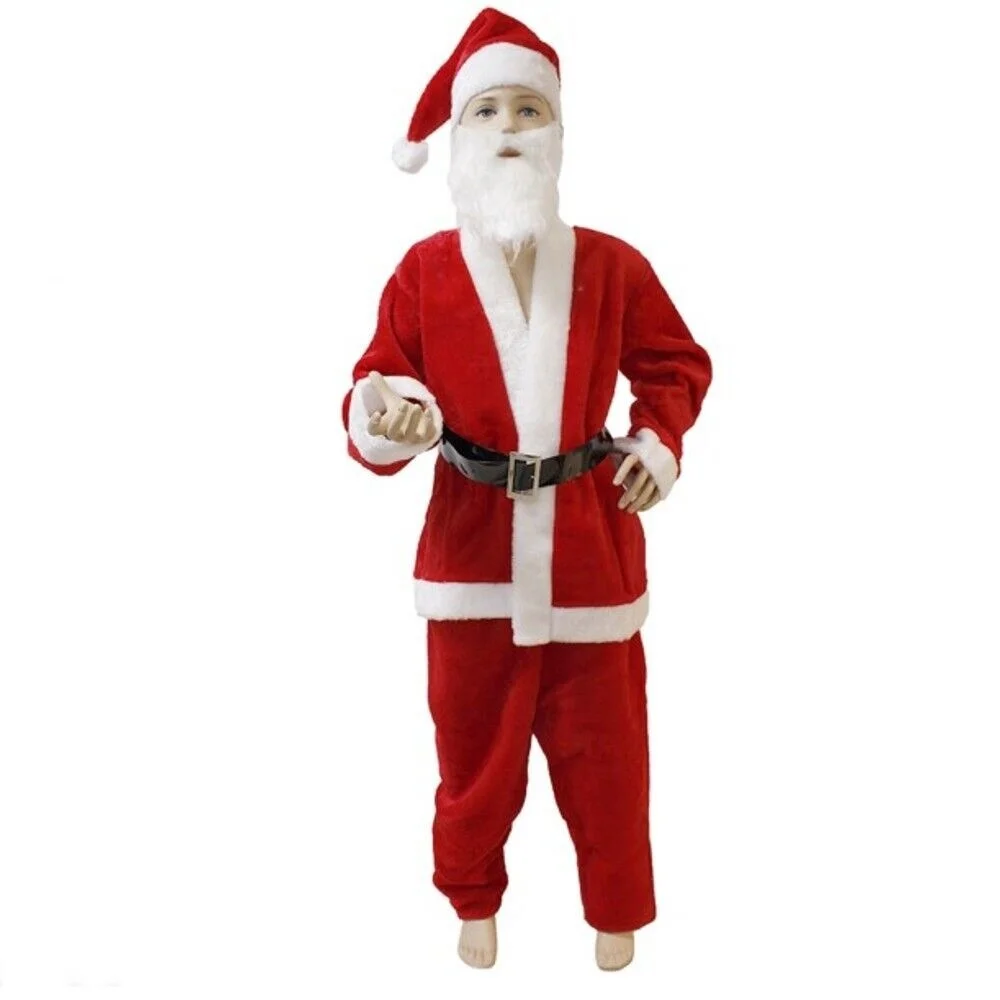 Maxia Market - Ropa Papá Noel Adulto Talla Unica Navidad Santa Claus Disfraz Invierno