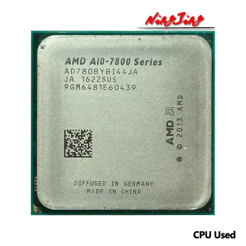AMD A10-Series A10-7800 A10 7800 3.5GHz Used Quad-Core CPU  AD7800YBI44JA / AD780BYBI44JA Socket FM2+