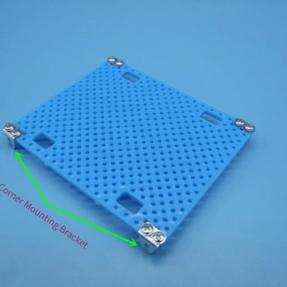 40Pcs L Type Axle Brackets for Model Cars Designed to Fit Multiple Hole Diameters and Support Custom DIY Assemblies