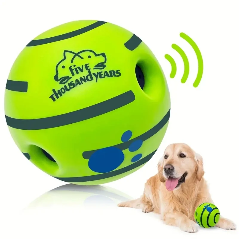 Grappige interactieve giggle-bal - Ballen voor honden IQ-training, interactief speelgoed voor huisdieren, stimulerend spel, mentale stimulatie en oefening