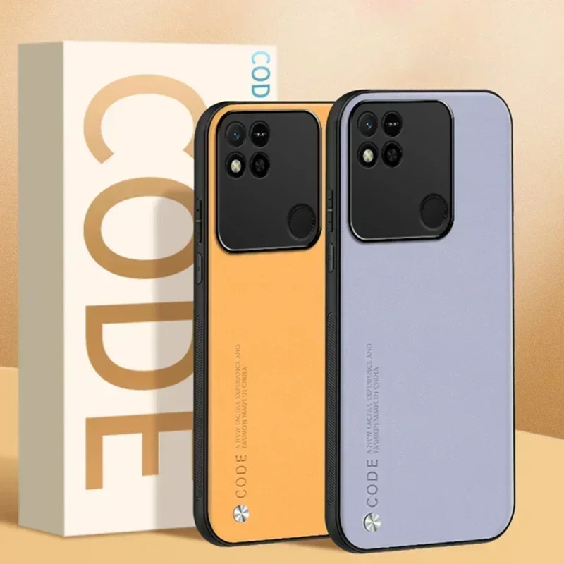 Casing ponsel kulit mewah, casing pelindung ponsel kulit mewah, penutup silikon Matte untuk Xiaomi Redmi 10 10A 10C, casing ponsel untuk Redmi 9 9A 9C NFC 9T Coque