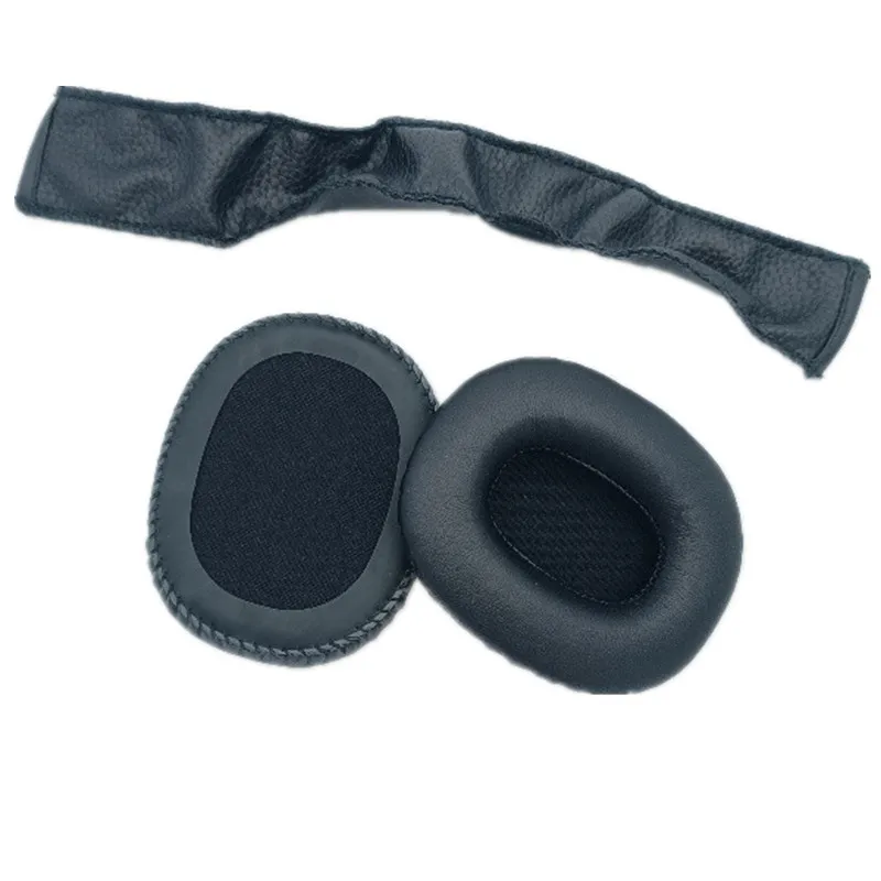 Replacement Ear Pads OR Headband For MARSHALL monitor Headphones Earpads, Headset Ear Cushion Repair Parts Black