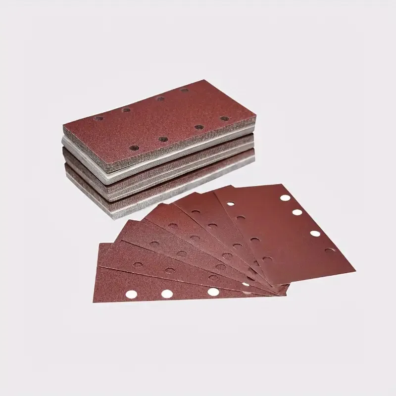 

10Pcs 8 Holes Hook Loop Sandpaper Mixed Grit 40-2000 Orbital Sander Polishing Pads Fast Ship To CA