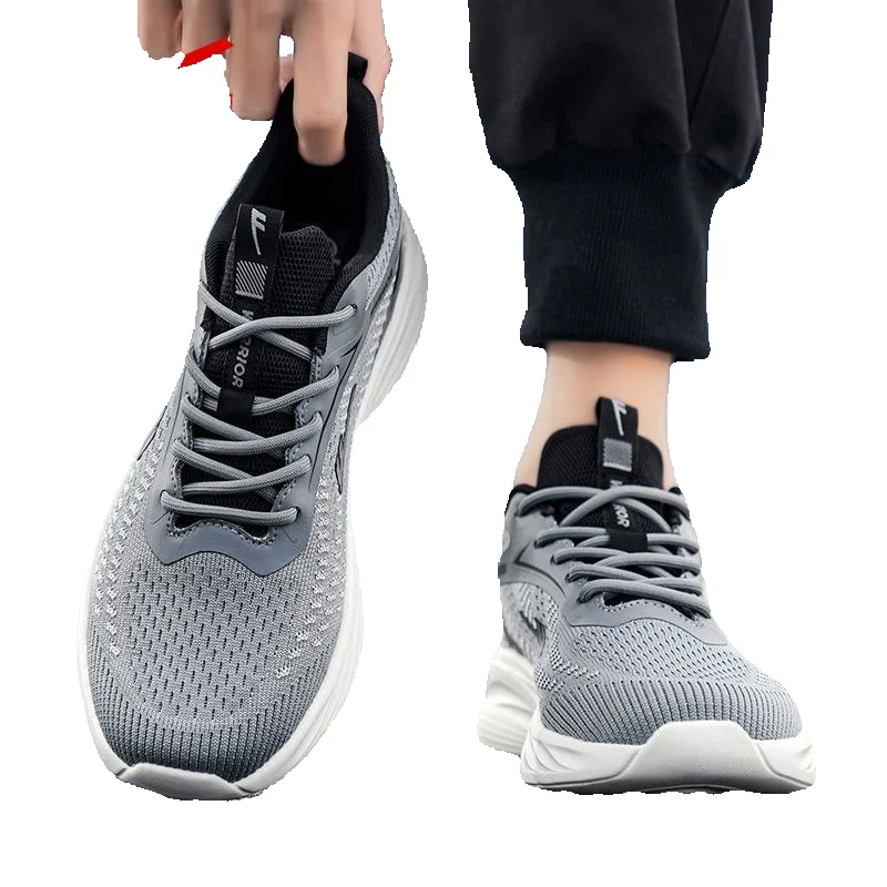 Huili Men's Sports Shoes 2026 Spring/Summer New Breathable Lightweight Casual Shoes Soft Sole Cushioning Running Shoes_vogvips.com