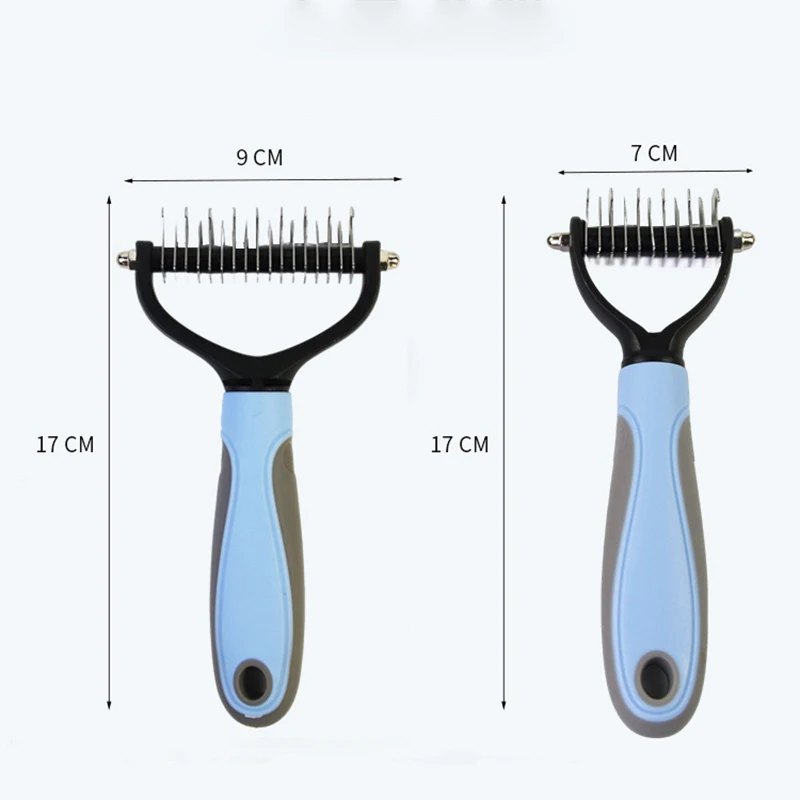 Professional Pet Deshedding Brush Dog Hair Remover Pet Hair Knot Cutter Puppy Cat Comb Brushes Dogs Grooming Shedding Supplies