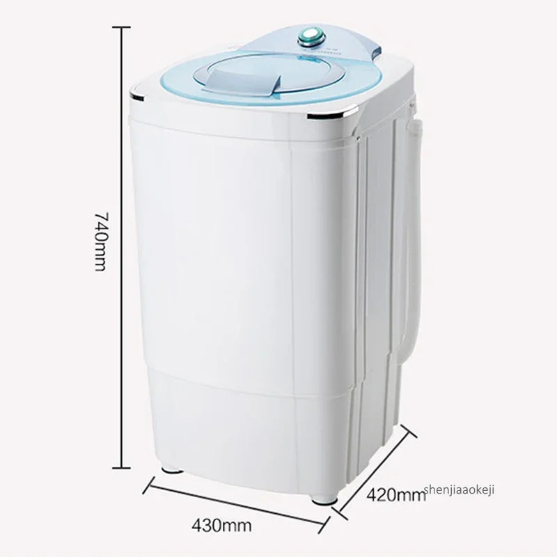 Mini electric dewatering machine Home/dormitory 9kg capacity clothes dehydrator T90-988 semi-automatic clothing dryer 220v 160w