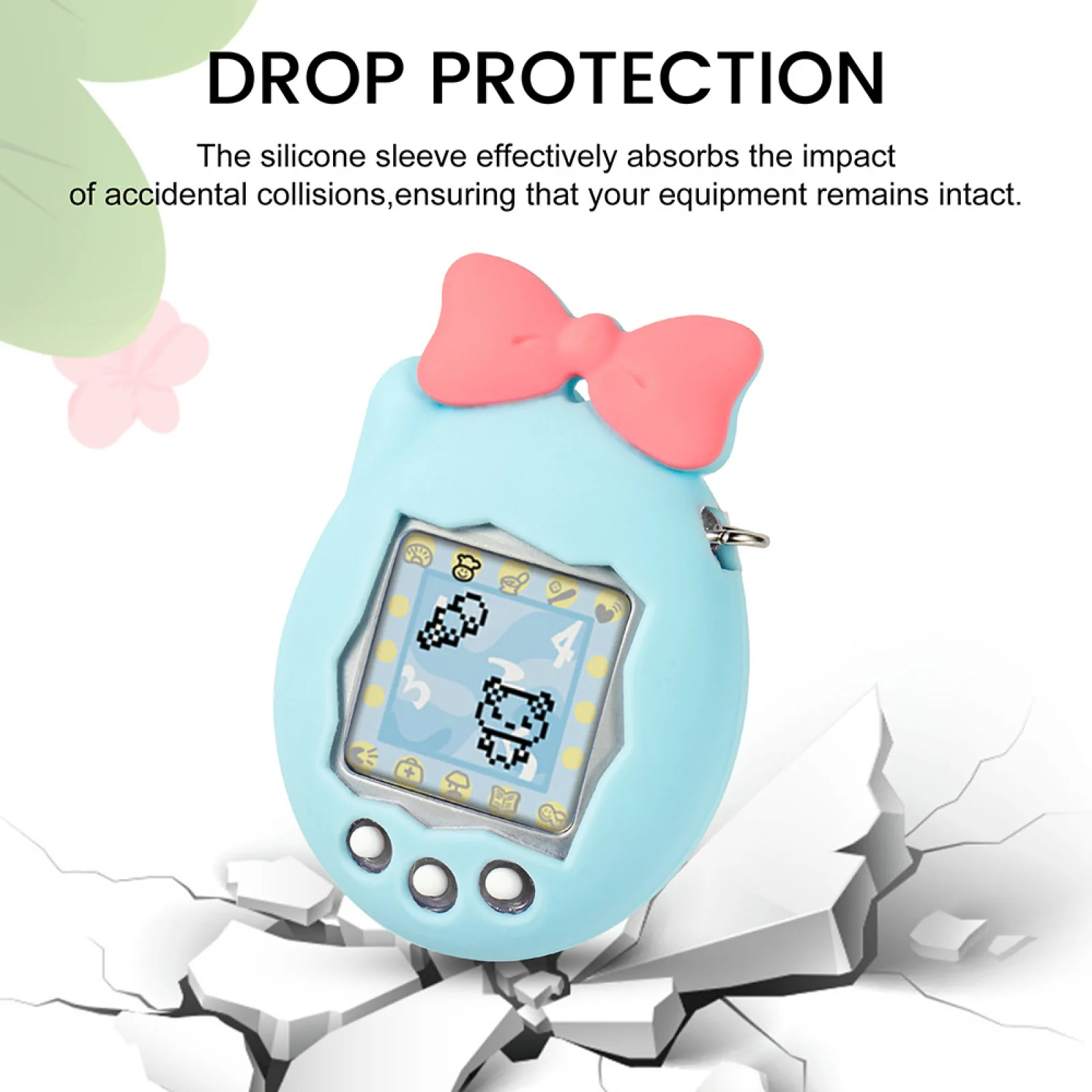 

Silicone Protective Case for Tamagotchi Connection V3 Anti-Scratch Soft Cover Soft Shell Gaming Accessory