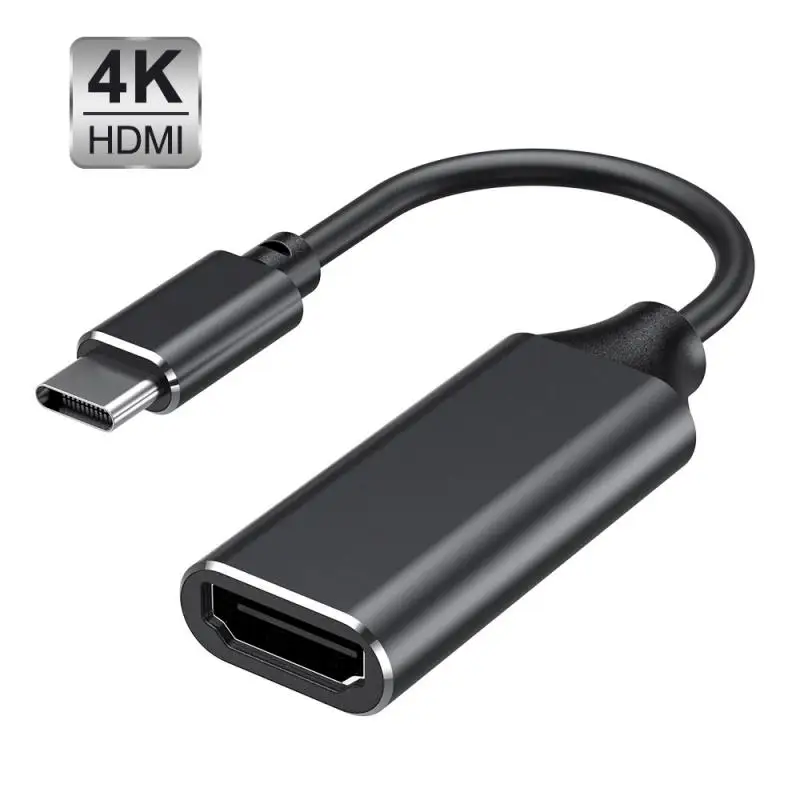 

Кабель-переходник с Type C на HDMI Ultra HD 4k USB 3,1 HDTV для MacBook Chromebook Samsung S8 S9