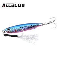 ALLBLUE DRAGER SLIM Metal Casting Jig Spoon 20G 30G 40G 60G Shore Drag Cast Jigging Sea Bass Lure Artificial Bait Fishing Tackle