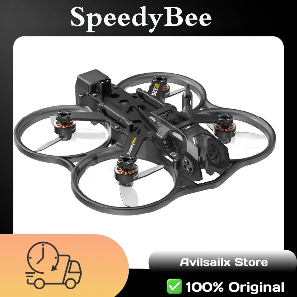 

SpeedyBee Bee25 2,5 дюйма для HD FPV, совместимого с воздушным блоком03/RunCamLink/аналоговым VTX без камеры и без VTX
