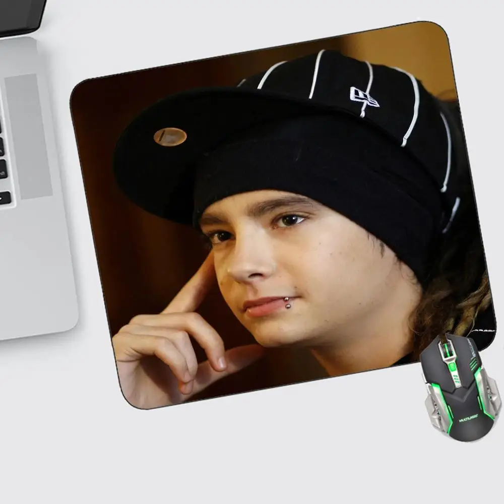 

Tom Kaulitz Mouse Pad Small Gaming Accessories Keyboard Computer Offices Desk Mat Pc Gamer Non-slip Rubber Mousepad
