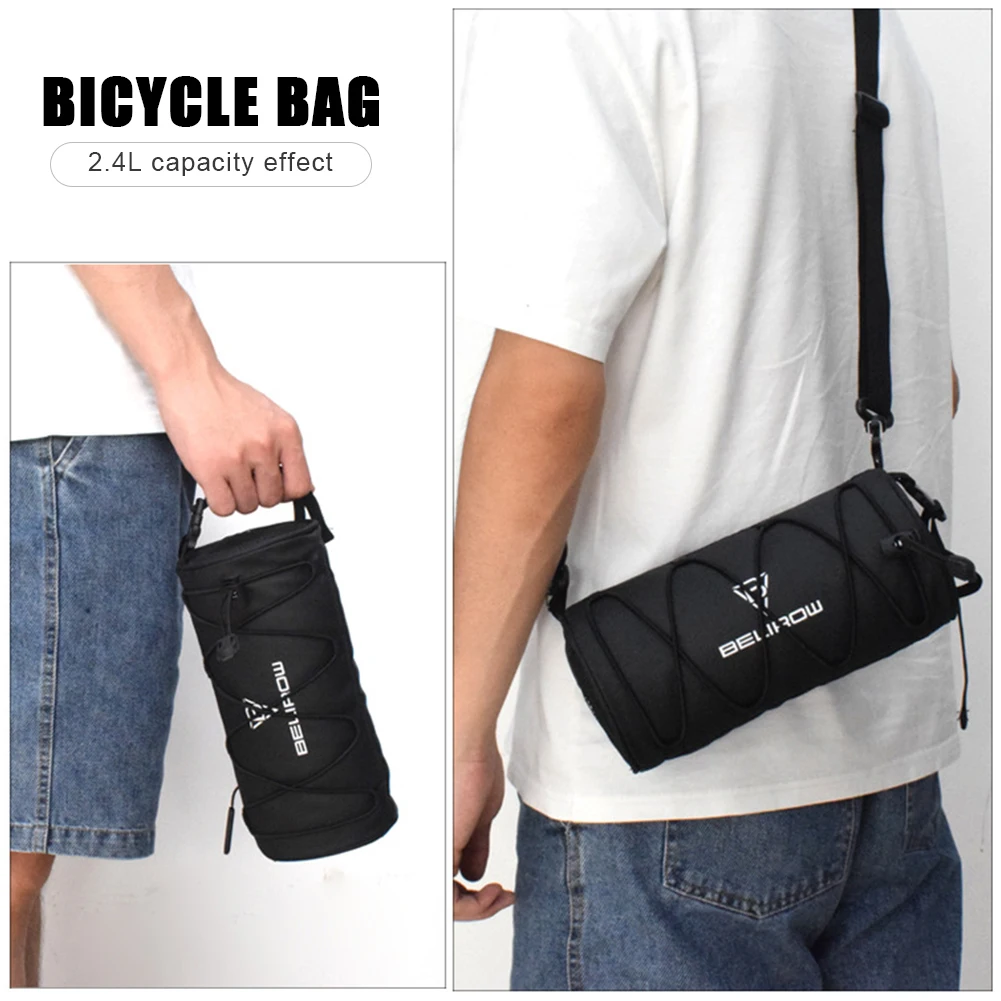 2.1/2.4/4.2L Bicycle Front Bag Multi-Purpose Bike Handlebar Bag Frame Pannier Bag Waterproof Large Capacity Cycling Top Tube Bag