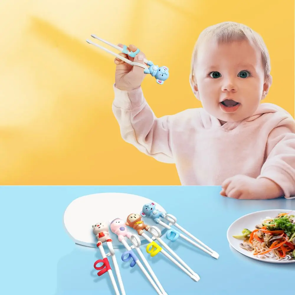 1 Pair Toughness  Tableware Beginner Chopstick Learning Chopsticks Training Chopsticks Eating Helper