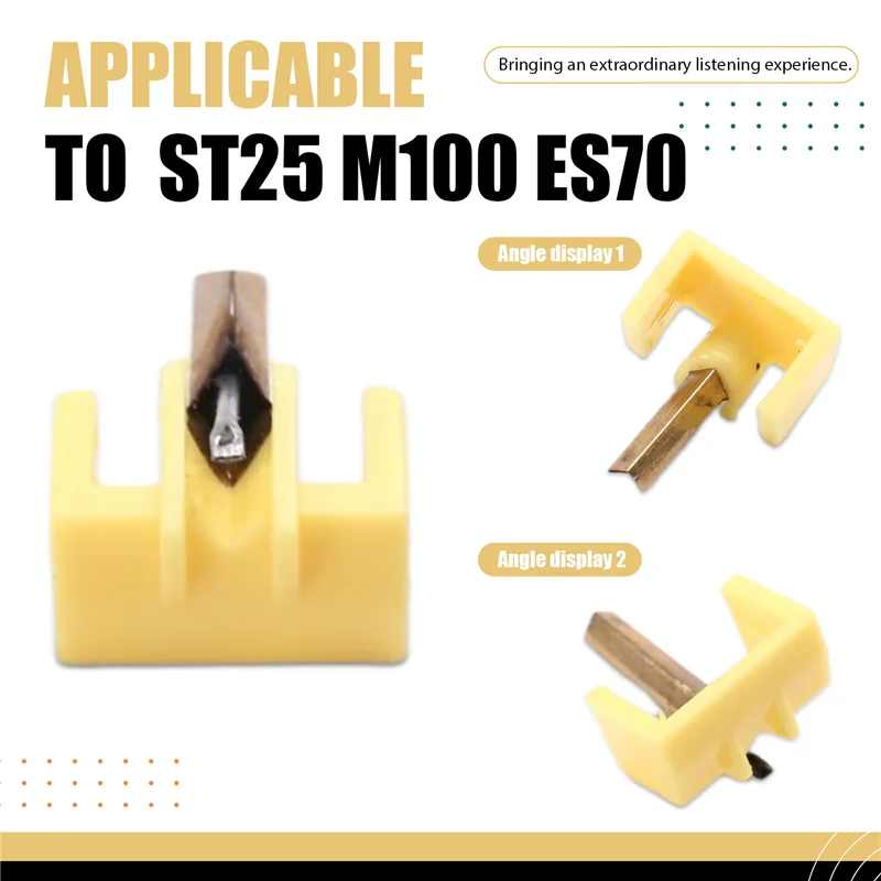 

AT43-картридж-стилус для SANYO ST25 LENCO M100 M200 EXCEL ES70 VS80 ST40 31DN2 Алмазный сменный стилус