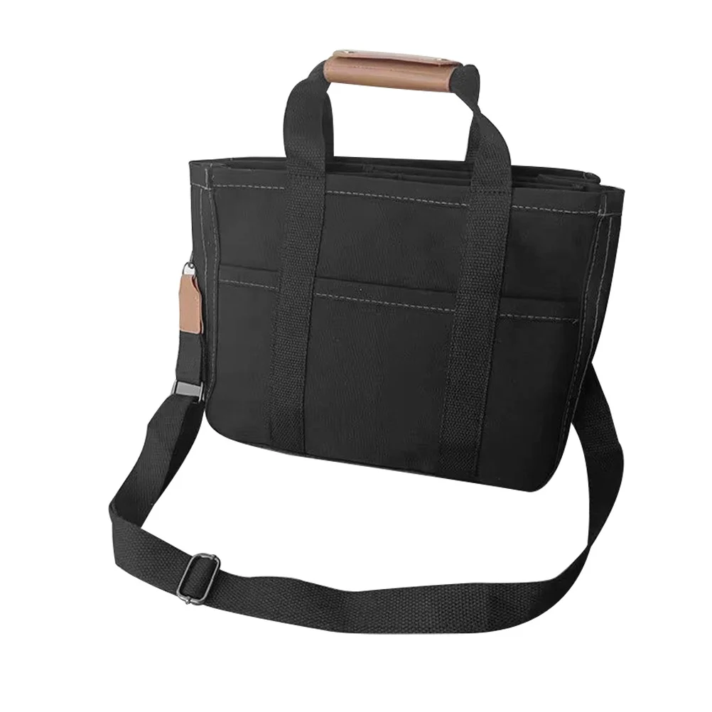 حقيبة يد قماشية للنساء حقيبة كتف ذات سعة كبيرة أنيقة ومتينة ومتعددة الاستخدامات على الشاطئ حقيبة كروس محمولة