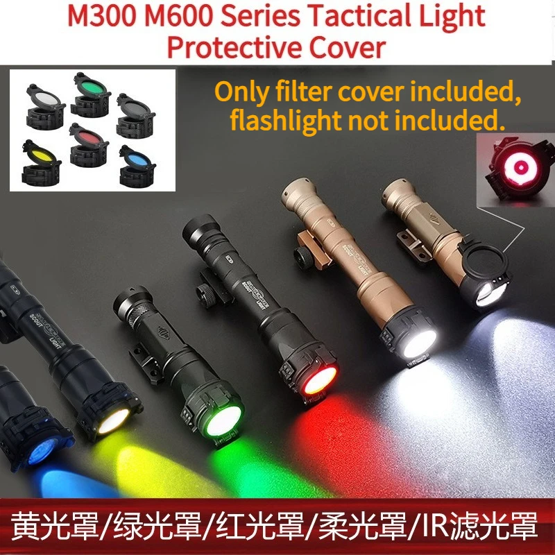capa-de-filtro-de-luz-tatica-m300-m600-difusor-infravermelho-ir-protetor-de-lente-vermelha-verde-amarela-e-azul-compativel-com-m300a-m300sf-m600c