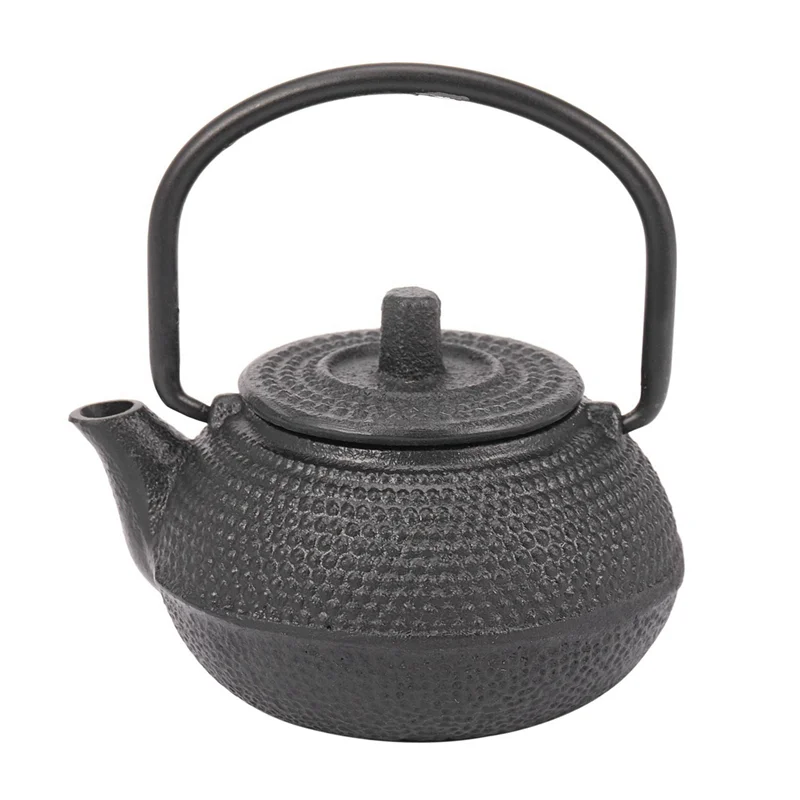 

A63X-3Pcs 50Ml Japanese Style Cast Iron Kettle Teapot Comes + Strainer Tea Pot