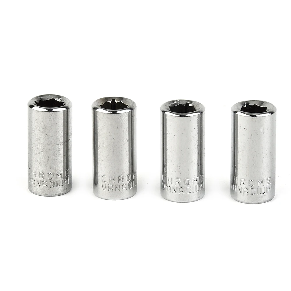 Screwdriver Hex Converter Bit Bit Holders Bits Converter 4PCS Adapter Screwdriver Socket Socket Adapters Square