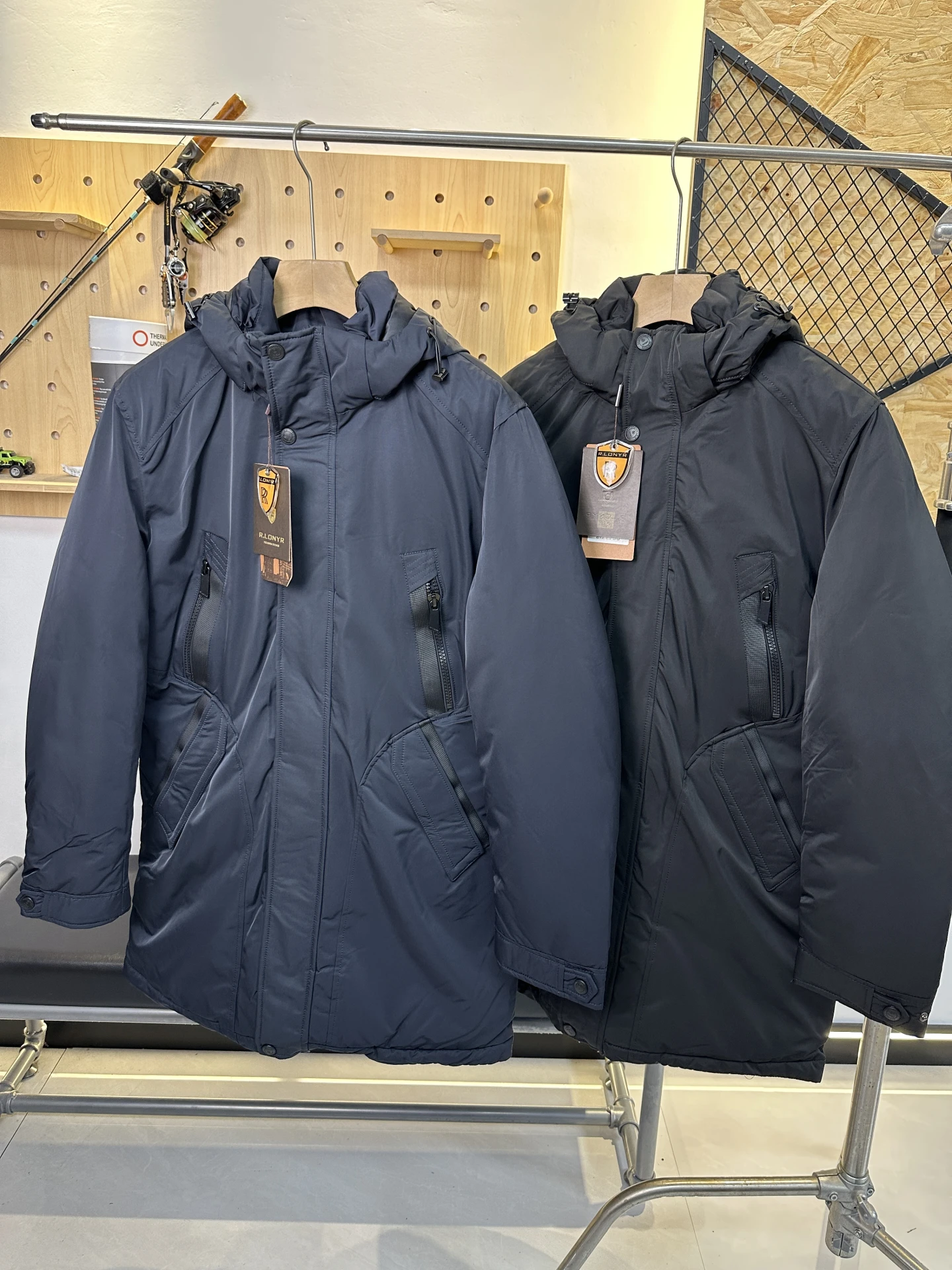 

Зимняя рабочая одежда Thiened для мужчин, уличное хлопковое пальто средней длины, водонепроницаемое, морозостойкое, молодежное, модное, подставка