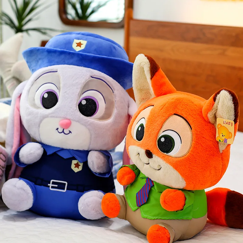 ديزني Zootopia ألعاب من نسيج مخملي نيك وايلد جوديث لافيرن هوبس 28 سنتيمتر تمثال الزخرفية زوجين هدية عيد ميلاد/هدية الكريسماس