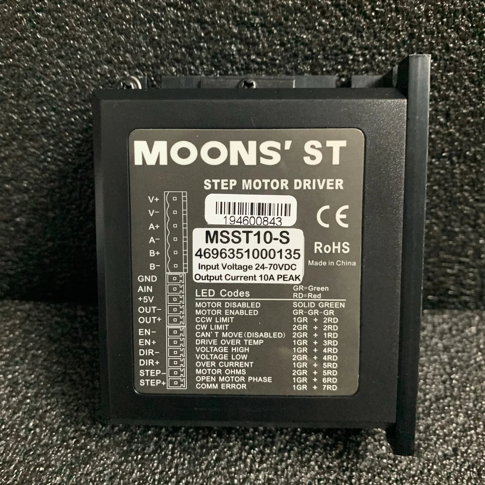 MOONS' MOONS' Stepper Driver MSST10-S-LH02 MSST10-S