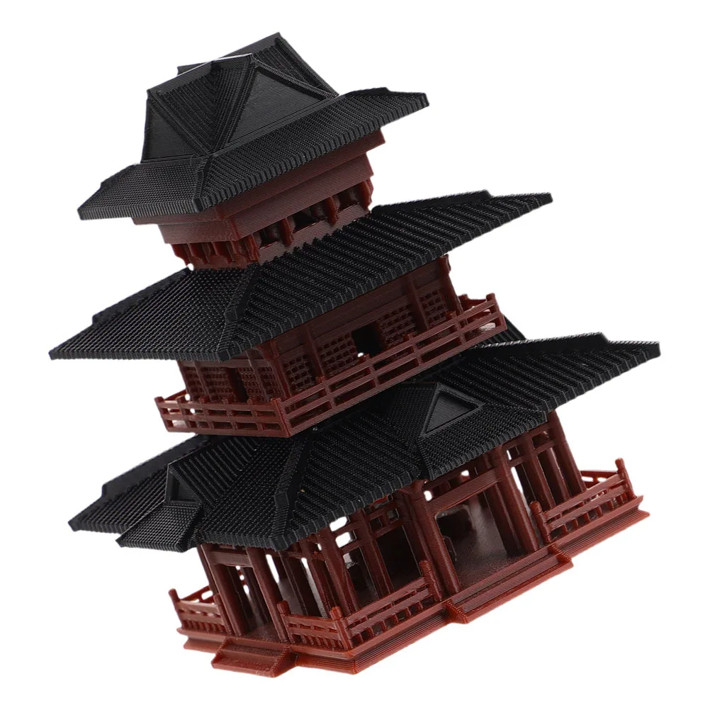 

Water Tank Landscape Bonsai Decorative Accessories Towers Design Fish Tank Decoration Terrarium Decor Asian Garden