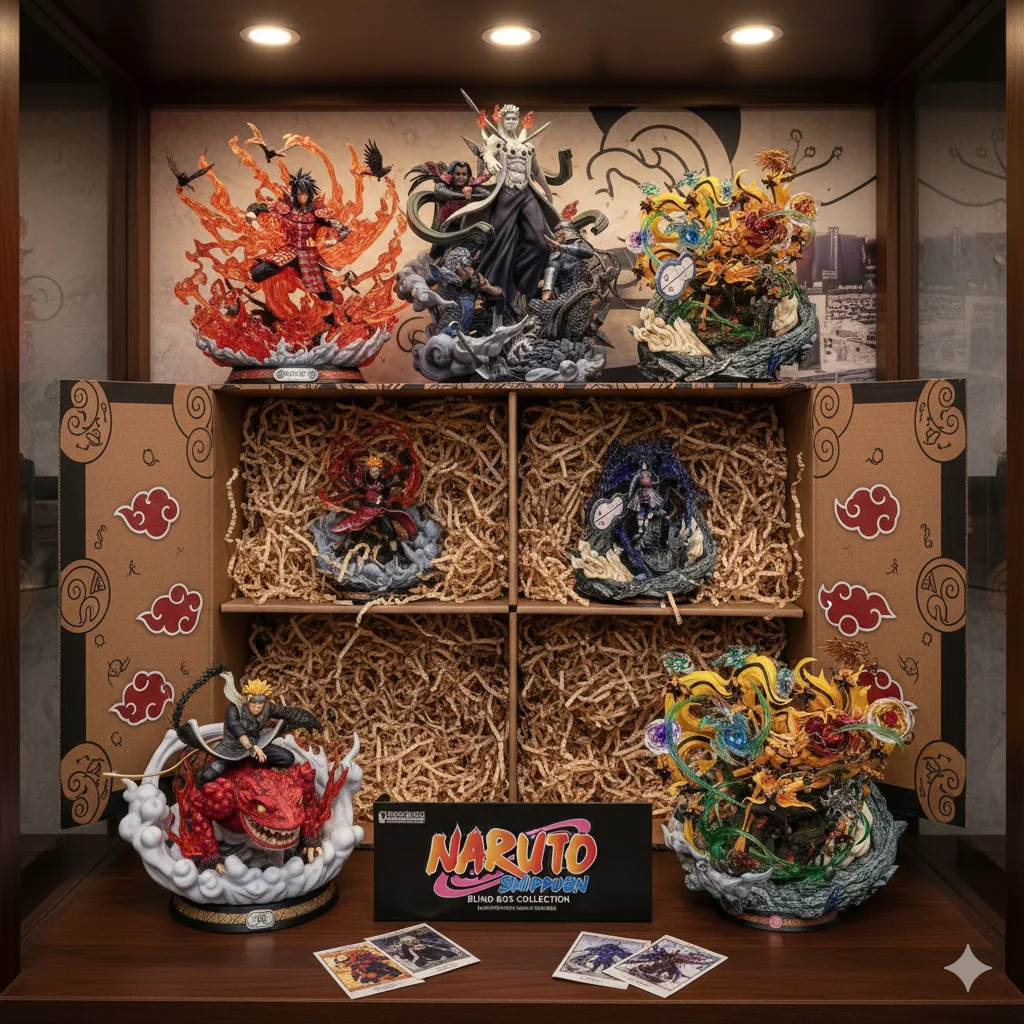 2026 ناروتو صندوق أعمى صندوق محظوظ شخصيات كرتونية 15 إلى 30 سنتيمتر تحصيل نموذج الدمى كاكاشي هاتاكي ساسوكي اوتشيها مجموعات الالعاب لمحبي