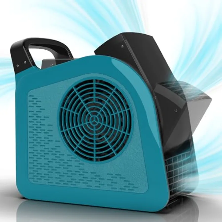 

Air Mover Blower Fan - Carpet Dryer for Cooling Drying and Ventilating 355CFM Powerful Floor Fans for Home and Garage with 3 Sp