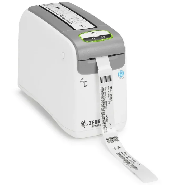 

-High Quality ZD510-HC 300dpi Anti-bacterial Coated Wristband Printer For Medical Field Wristband