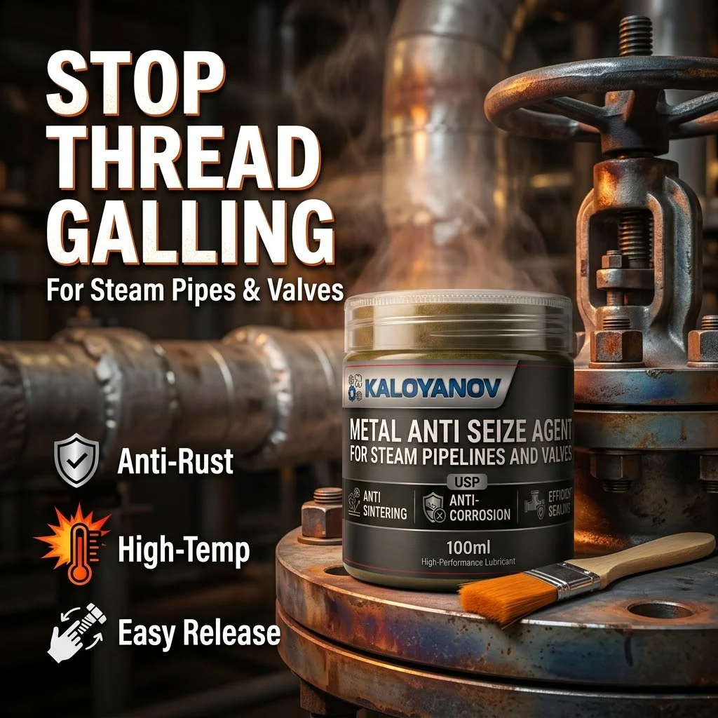 Metal Anti Seize Paste For High Temperature Steam Pipe Valve Thread Anti Galling Lubricant Rust Prevention Protective Grease