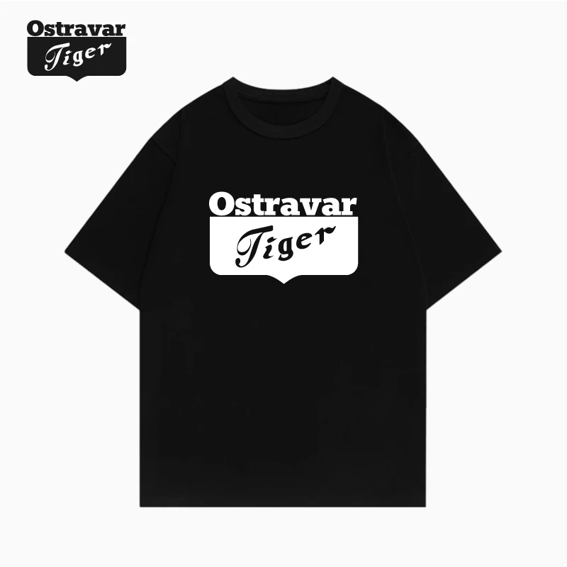 

Onizuka Tiger Tide Brand Classic Logo Senior Sense Men and Women Couples Wear Simple Half-sleeve Loose Short-sleeved T-shirt