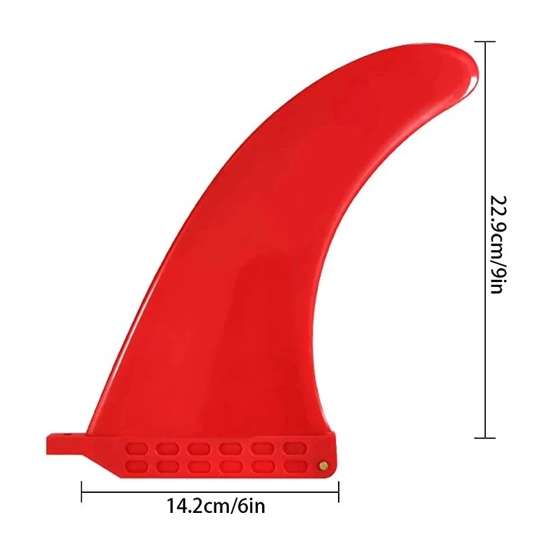 9 Inch SUP Surf Fins Detachable PVC Single Center Fin For Surfboard Longboard Paddleboard Surfing Accessories