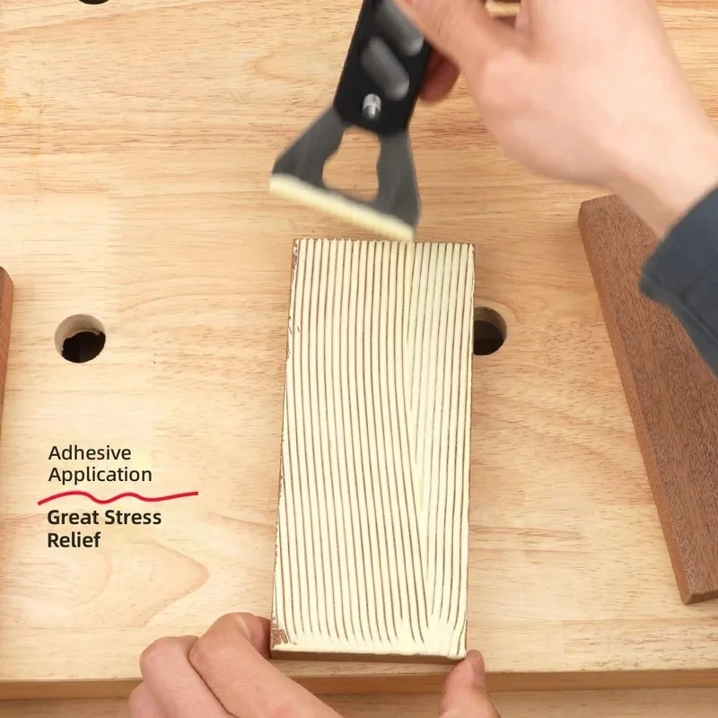 Woodworking Glue Brush White Latex Adhesive Applicator Solid Wood Repair Tool Gluing Aid for DIY Furniture Craft