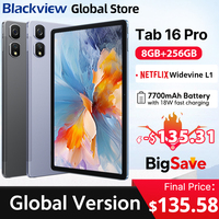 Blackview Tab 16 Pro Tablet 8GB+256GB 11'' FHD+ Display 7700mAh Battery Android 14 Widevine L1 Unisoc T616 Tablet Pad PC