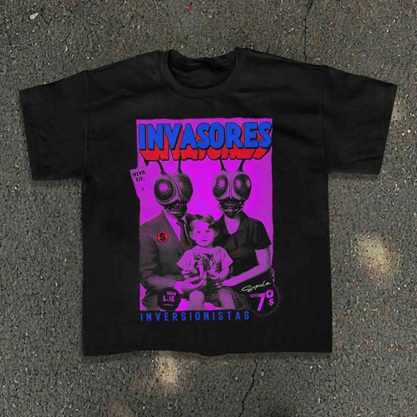 الرجعية لا أيام قبالة الجرافيك خمر الجرافيك إلكتروني طباعة تي شيرت الرجال النساء Y2K قصيرة الأكمام خمر الشارع الشهير النساء المحملة القمم