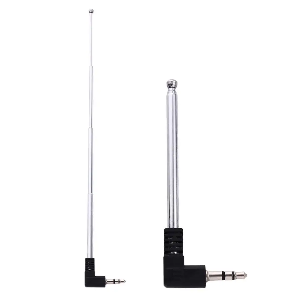 Antena de rádio FM universal, rádio FM universal, suprimentos para lanternas, VCD, brinquedo elétrico, 3.5mm