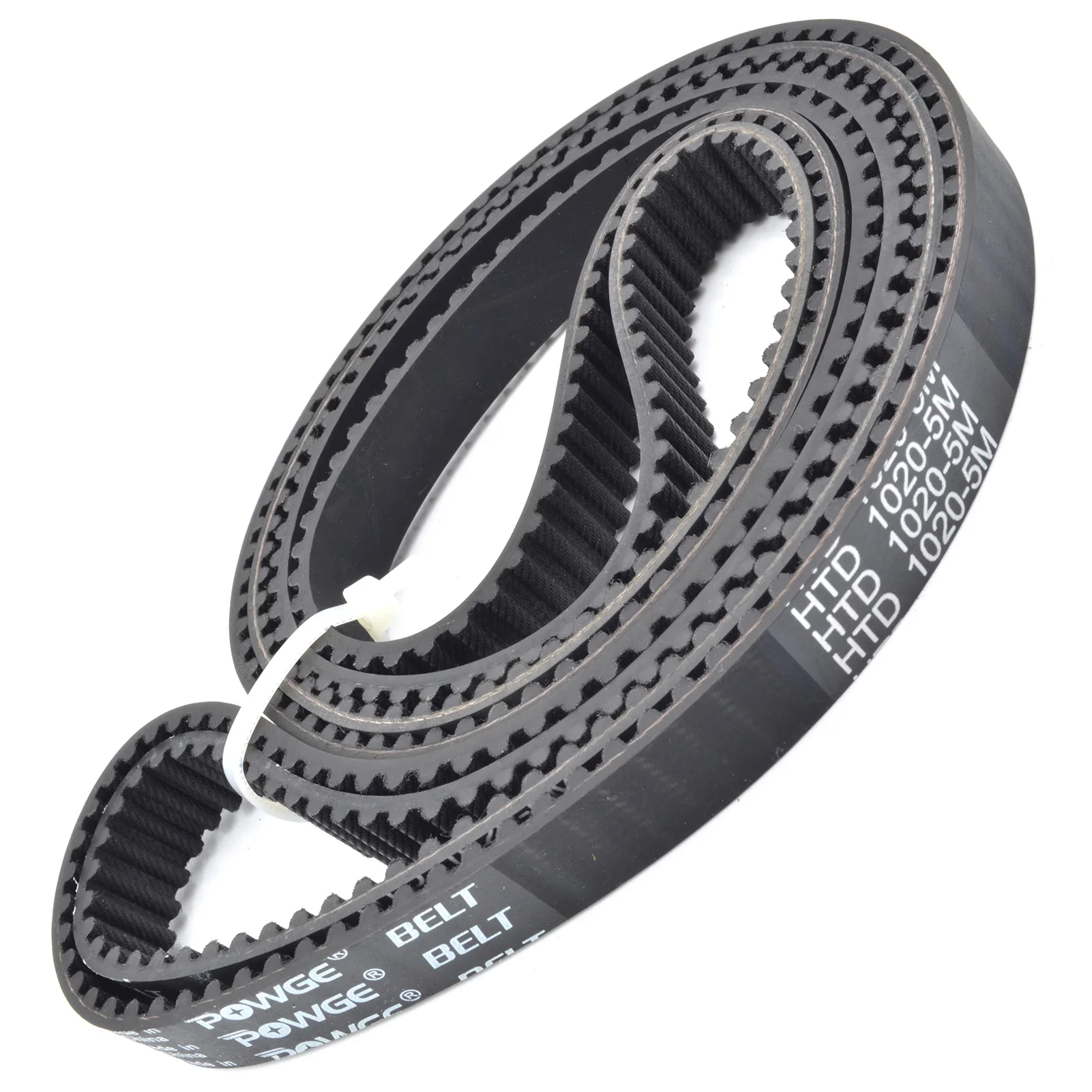 POWGE HTD5M Timing belt Lp=970 975 980 985 990 995 1000 1005 1010 1015 1020 1025 1030 1035 1040 1045 Width 10-50mm HTD 5M Rubber