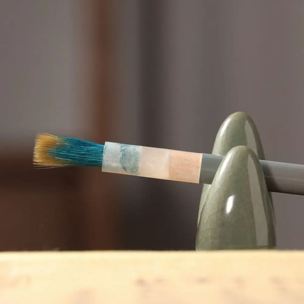 น้ํามันสีน้ําการประดิษฐ์ตัวอักษรจีนแปรงภาพวาดสีน้ํามันหมาป่าผมพระคัมภีร์การเขียนแปรงไม้แปรงทาสีศิลปะนักเรียน