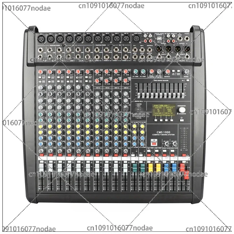 CMS1000-3 Phantom Audio Mixer Console Professional 10 Channel Compact Mixing Desk System for Stage Church Studio