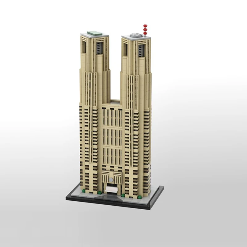 ชุดตัวต่อบล็อกแบบโมเดลอาคารรัฐบาล รุ่น City Street View เหมาะสำหรับเด็ก เป็นของขวัญวันหยุด ประกอบง่าย