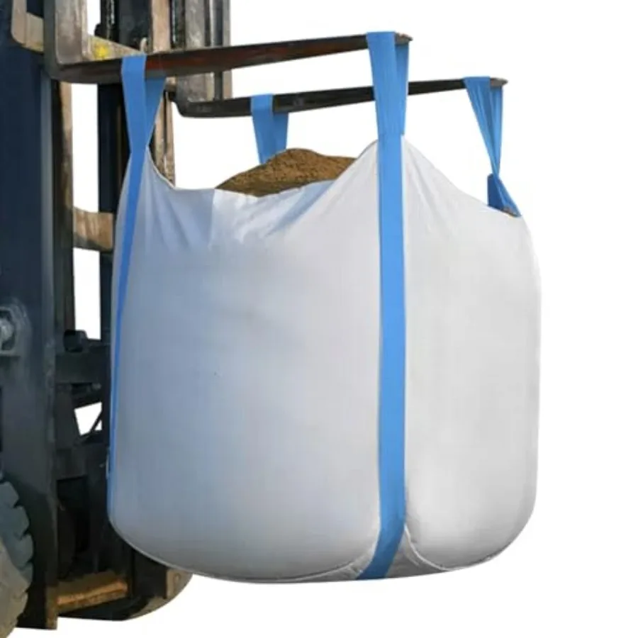 

Pack FIBC Bulk Bag, 1.5 Ton Bag, 35"L x 35"W x 43"H, 3300lbs SWL, Duffle Top Flat Bottom, Heavy Duty Bulk Bags for Industry Agr
