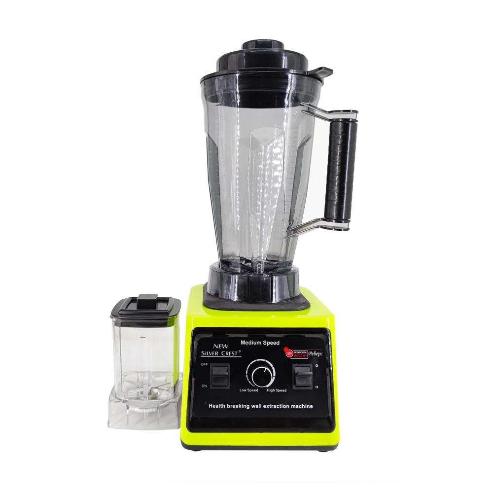 8000W Powerful High Speed 3L Commercial Blender Unbreakable Two Jar Ice Crusher Self-made Juicer With 6 Blades