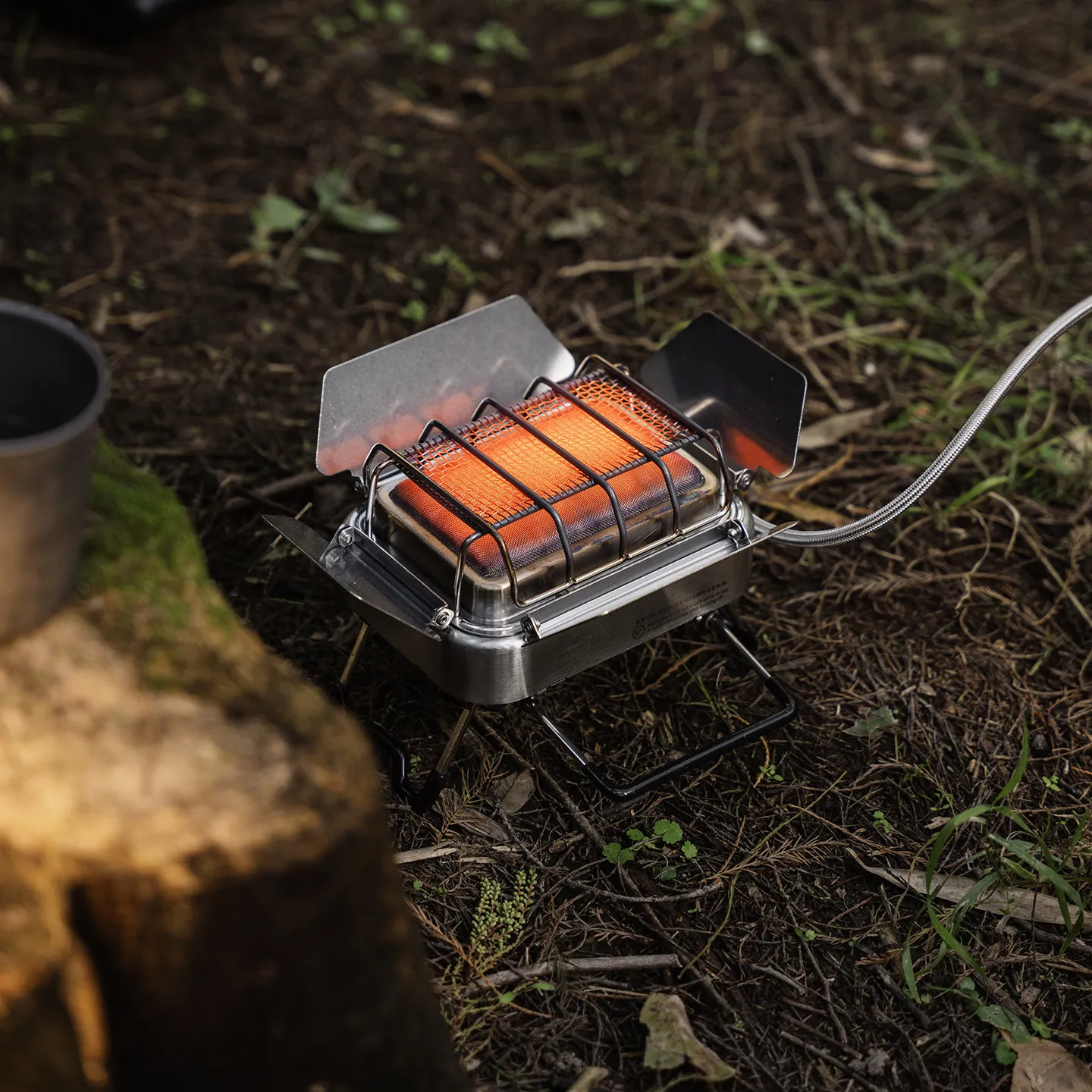High Power Portable Folding Heater Furnace Camping Multifunctional Regulator Furnace Bracket Need to be purchased separately