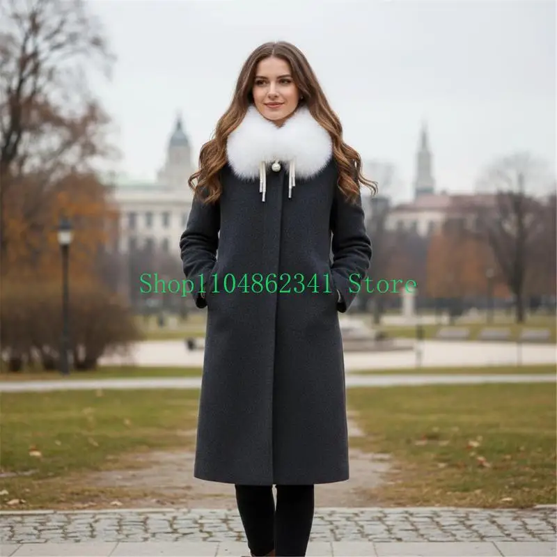 

652F Furry Collar Scarf Lightweight Winter Accessory For Travel Outdoor Use
