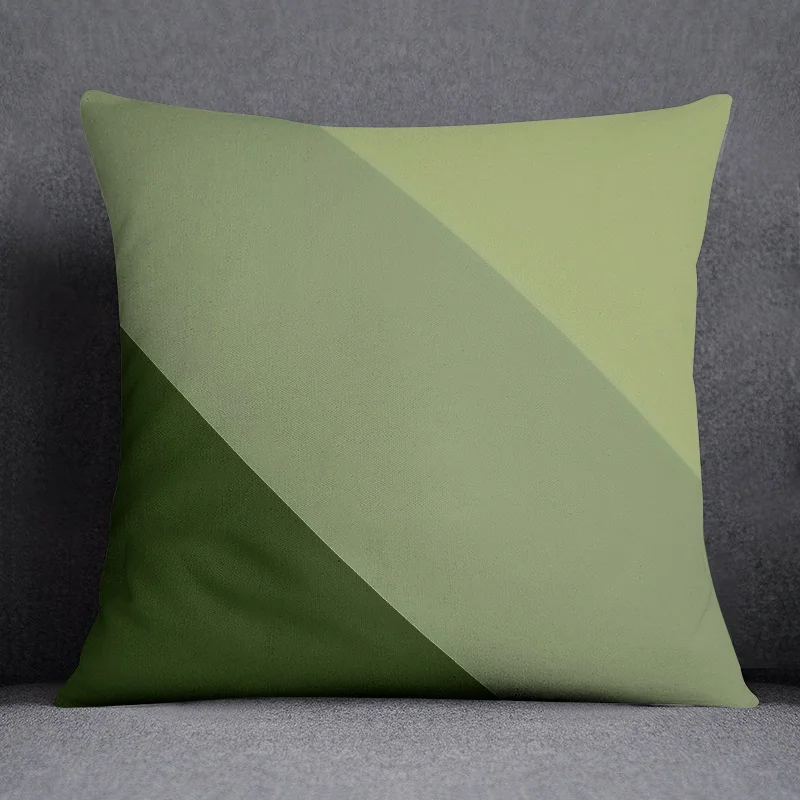 Green Leaf Series Pillow Gifts Home Office Furnishings Pillow Bedroom Sofa Car Cushion Cover Pillowcase