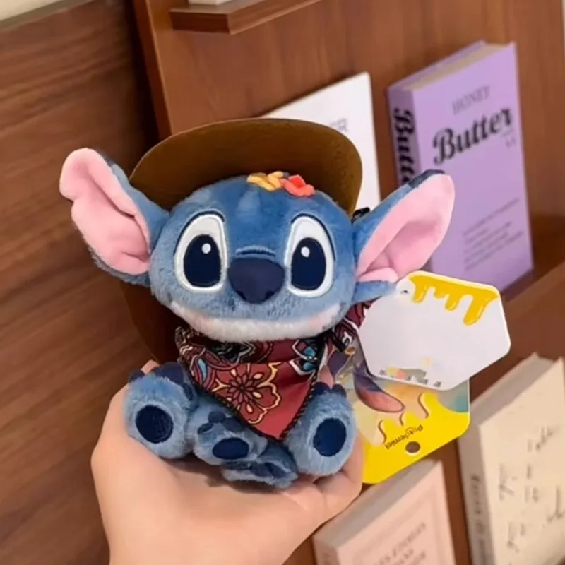 새로운 만화 디즈니 스티치 키체인 릴로 스티치 가방 키체인 홈 장식 소녀 소년 귀여운 배낭 키체인 만화 휴일 선물